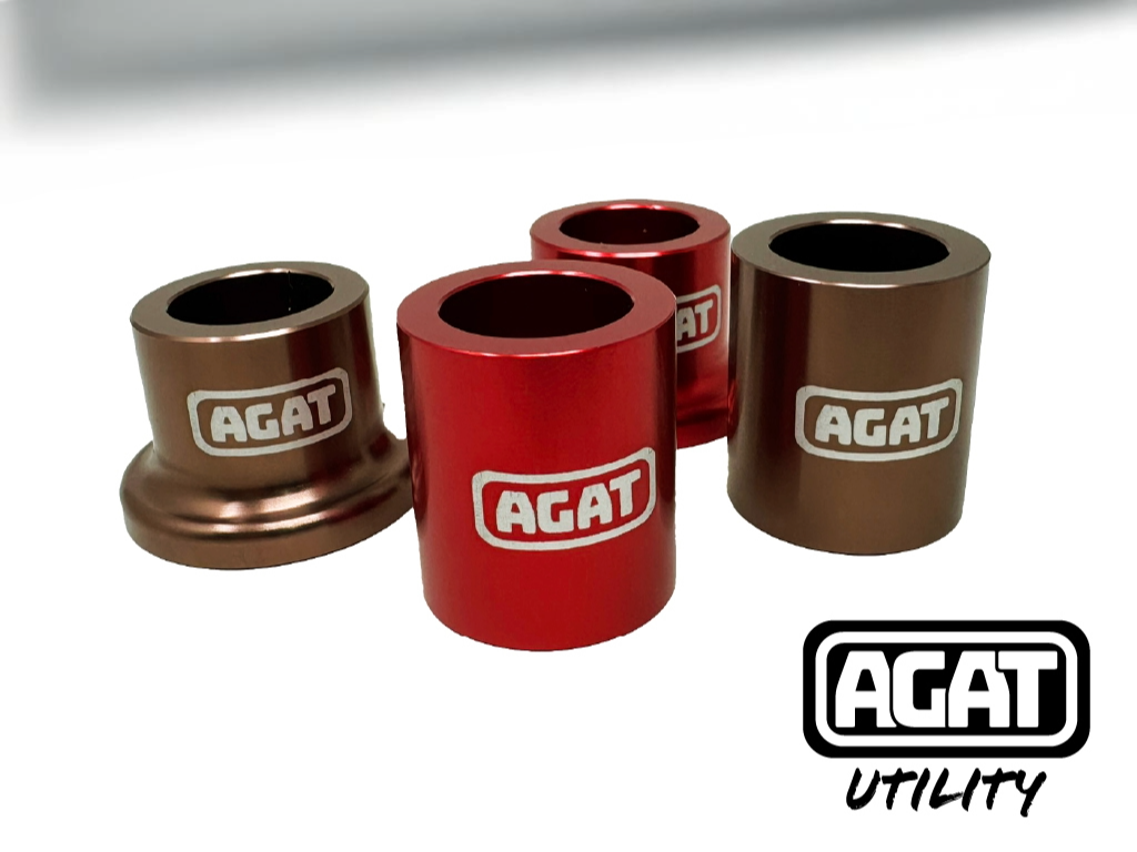 AGAT Utility HONDA CRF250L / ラリー CNC ホイール アクスル スペーサー セット 6061 F/R ブロンズ