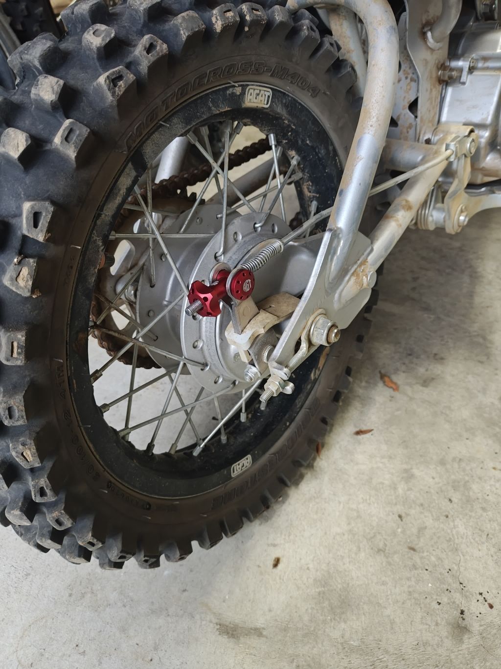 ブレーキアジャストナット/ダウエルピン セット M6-P1.0 12mm