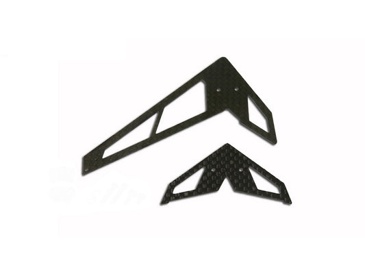 GAUI X2 CF Fin & Tail(A Type-Black) #212409