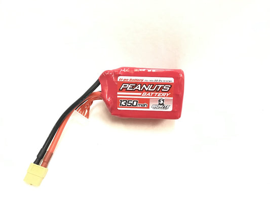 PEANUTS Cake Soap 1350mah 22.2V 70C 35x47x72mm #PBT1350CS/70-6S