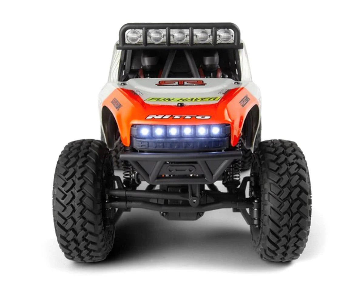 HPI Venture18 U4 Flux フォード ブロンコ 4400 ローレン・ヒーリー 1/18 RTR #160888｜正面・LED