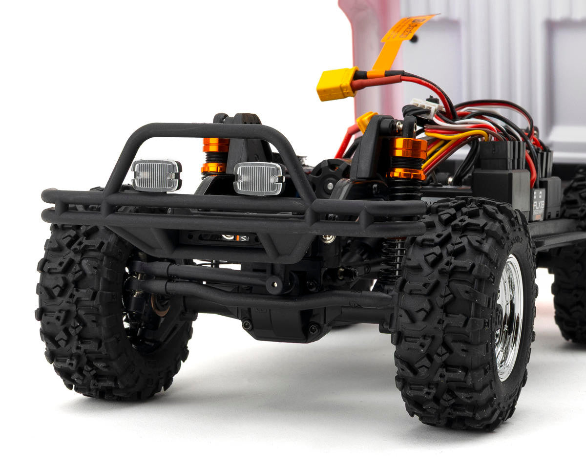 HPI Venture18 Flux 1985 トヨタ ハイラックス SR5 レッド 1/18 RTR #160969｜フロント足回り