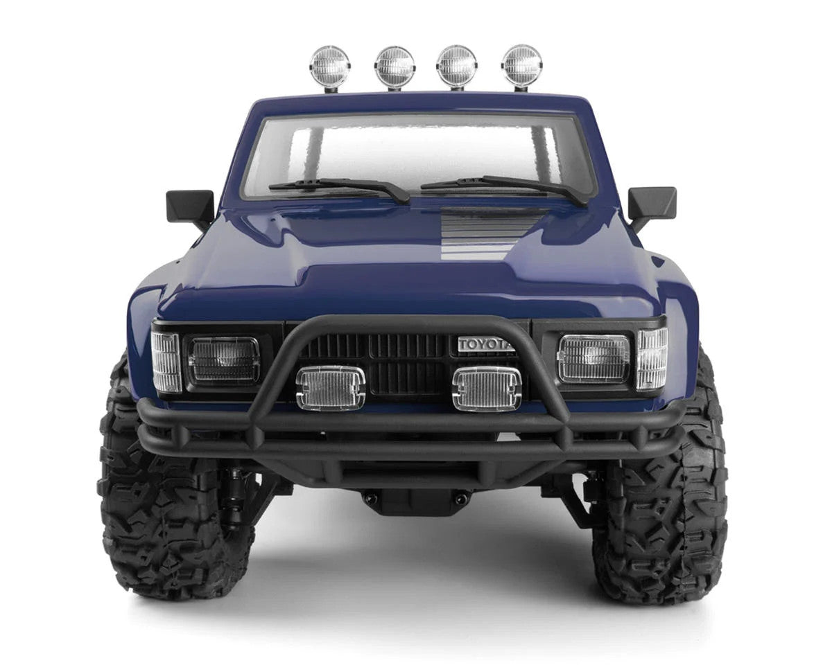 HPI Venture18 Flux 1985 トヨタ ハイラックス SR5 ブルー 1/18 RTR #161254｜正面