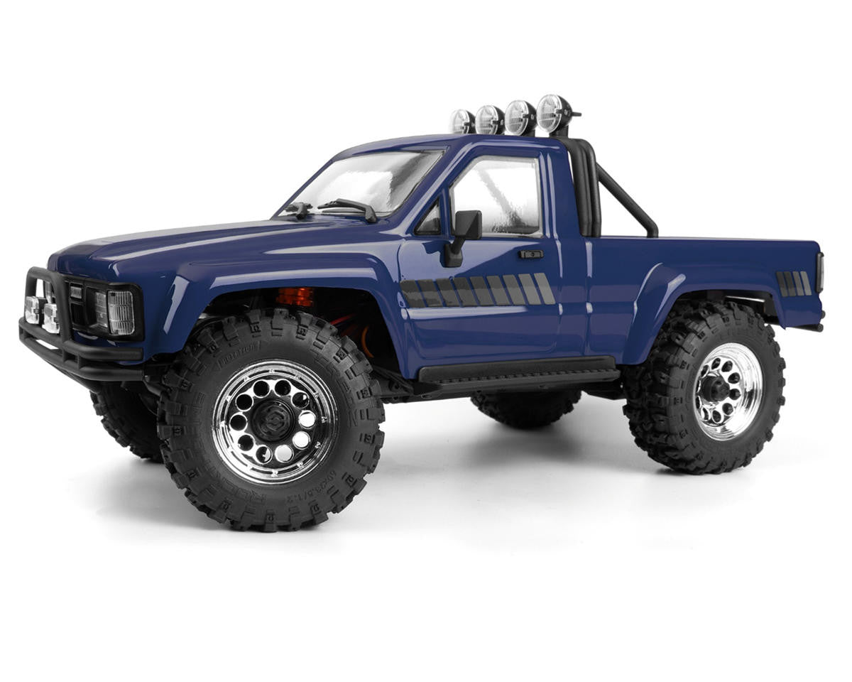 HPI Venture18 Flux 1985 トヨタ ハイラックス SR5 ブルー 1/18 RTR #161254｜斜め前