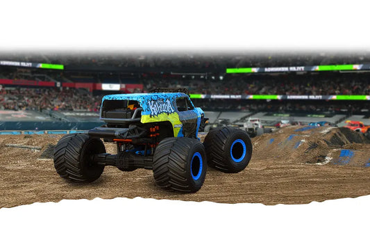 HPI Mini King Flux ビッグ・カフナ フォード ブロンコ 4400 1/18 RTR #160807｜斜めアングル