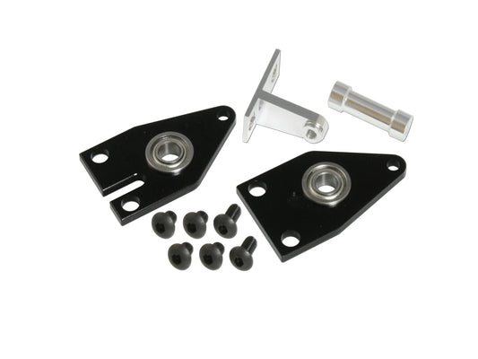 GAUI X5 CNC テールフレームセット(Embed) (Black anodized) #208377