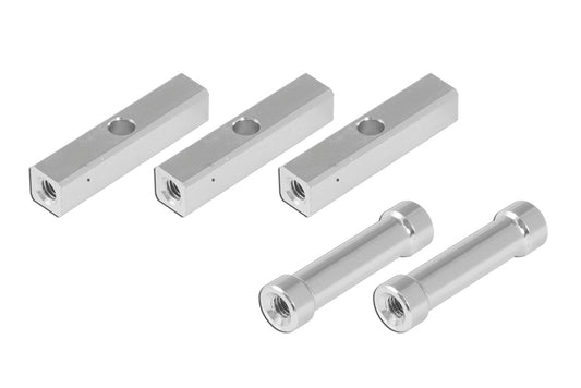 GAUI X5 Alu スクエアポストwith 3mm  ねじ穴付(5x5x23.5mm) and ラウンドポスト (3x4.8x23.5mm) #208400