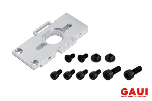 GAUI X5 モーターマウント (fit M3 & M4 screws-Silver anodized) #208507