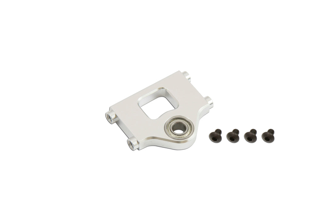 GAUI X7 CNC フロントベベルギアマウントブロック Silver anodized #217038(073204)
