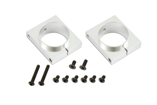 GAUI X7 CNC テールブームクランプ Silver anodized #217049(073223)