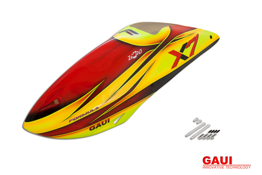 GAUI X7 FORMULA キャノピー B2タイプ Orange #217712(077013)